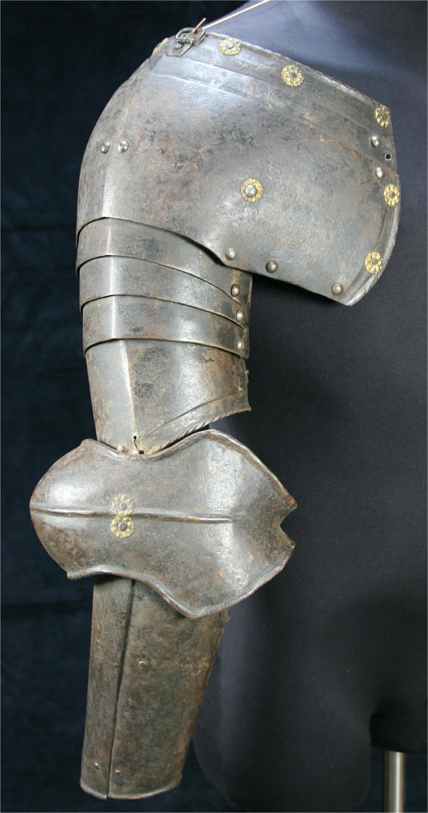 Arm Harness with Pauldron - A-164-straight
