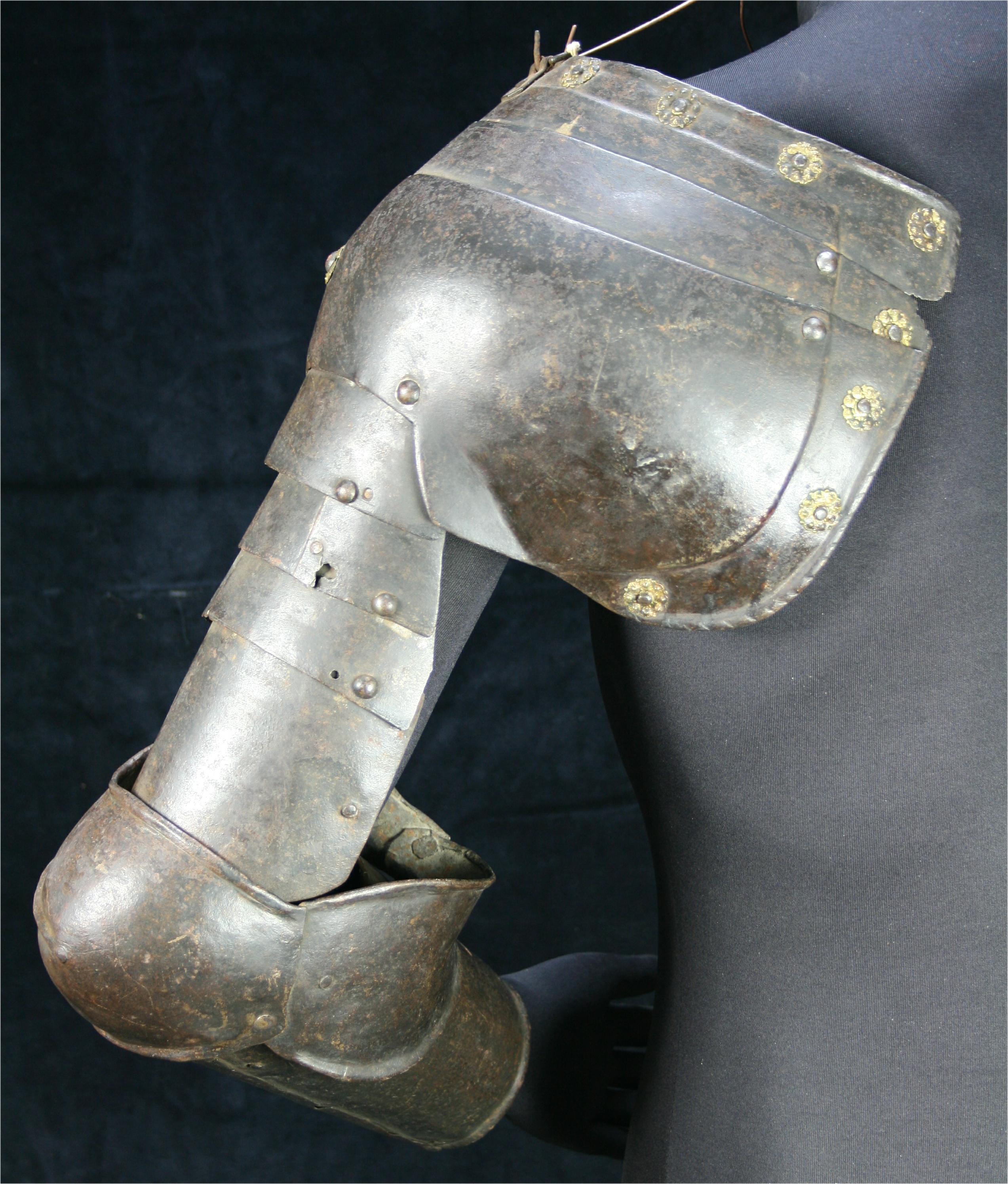 Arm Harness with Pauldron - A-165-back