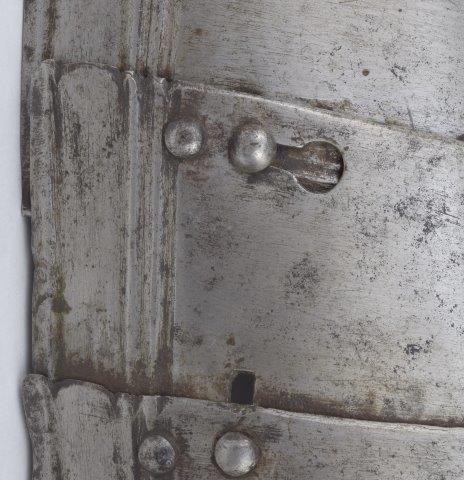 Original 16th c. rivet on armour