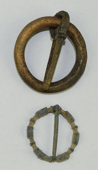Broaches and circular buckles